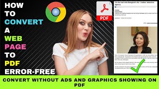 How to Convert a Web Page to PDF Without Printing from the Browser - No Ads and Unwanted Graphics. screenshot 5