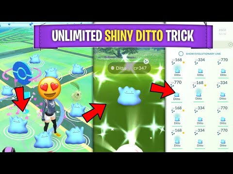 😍 100% get Shiny Ditto in Pokemon go. How to get Shiny Ditto. Best trick for Shiny ditto @ShivamGarg