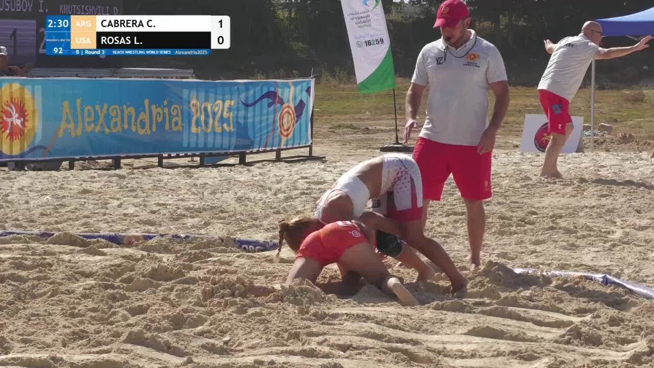 Claudia Soledad CABRERA (ARG) vs. Leila Rhianna ROSAS (USA) • B | Round 3 • Women's BW 50Kg