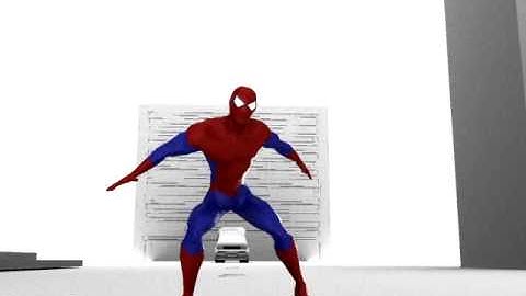 Spiderman 3d animation