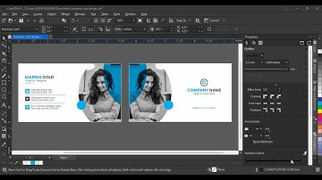 Create a Professional Business Card in CorelDRAW 2024 | Step-by-Step Tutorial