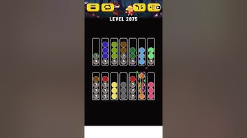 Ball Sort Puzzle - level 2075 Very difficult! Tried more than 20 times.