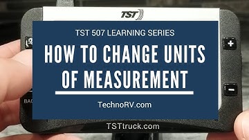 TST 507 Learning Series: Changing Units of Measurement