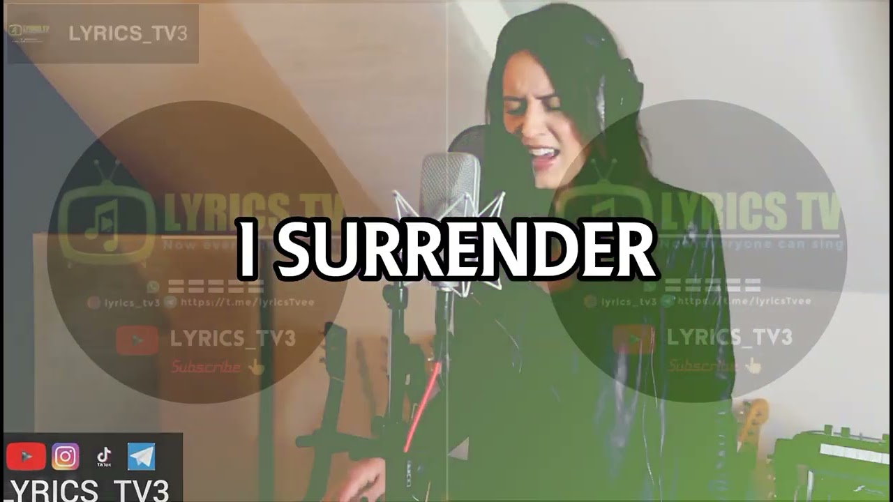Natalie Taylor - Surrender(lyrics video) @NatalieTaylorMusic #wheneveryouready #surrender