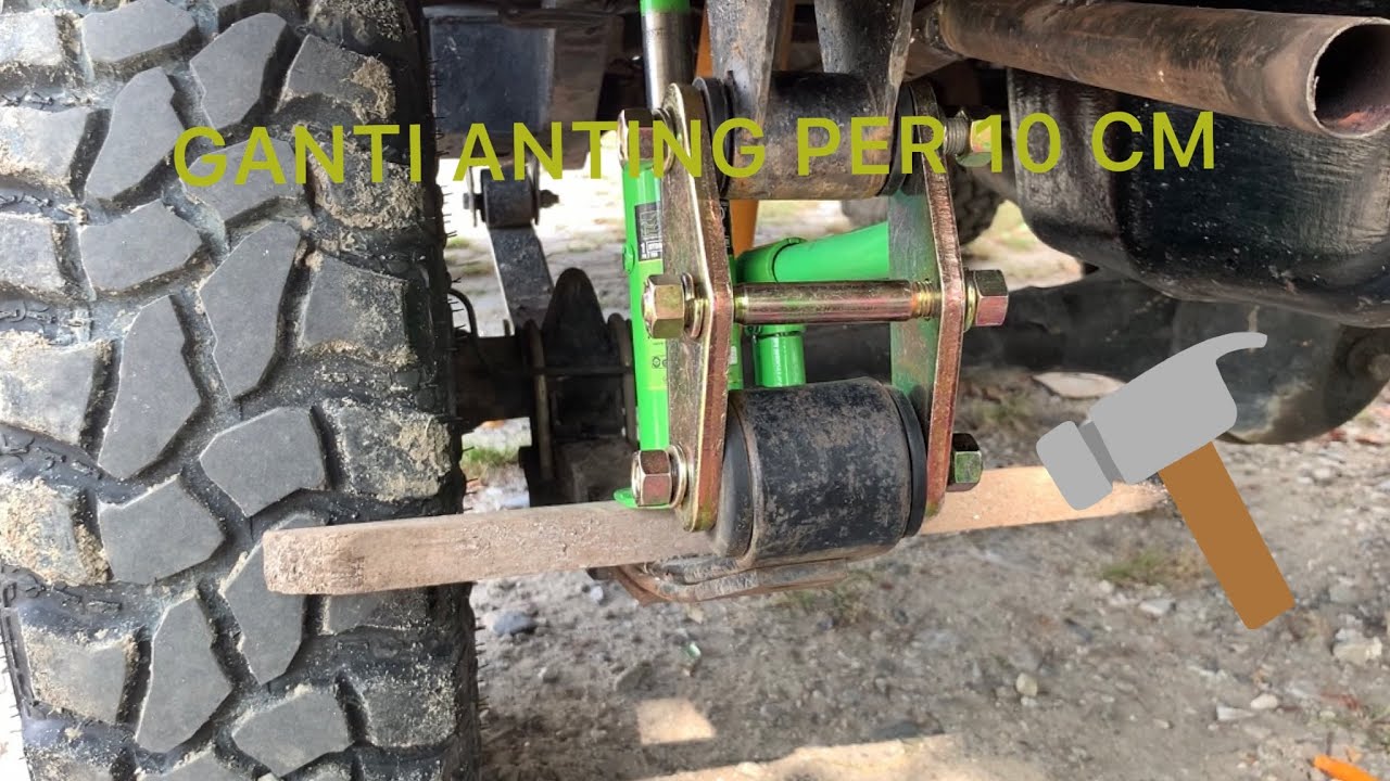 Cara Simple Mengganti Anting Per Yang lebih Tinggi dimobil Suzuki jimny katana