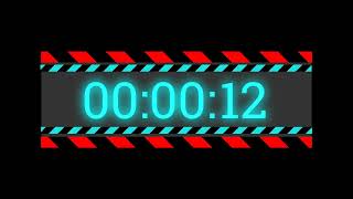 futuristic top 30 second countdown animation.