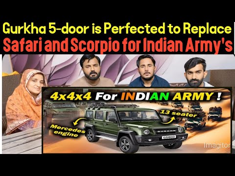 Gurkha 5-door is Perfected to Replace Safari and Scorpio for Indian Armys GS800 Category !!