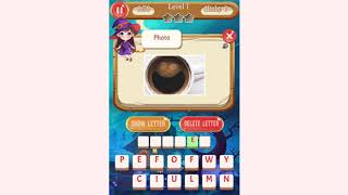 How to play Witch Crossword game | Free online games | MantiGames.com screenshot 1