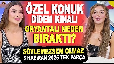 Söylemezsem Olmaz 5 Haziran 2025 / DİDEM KINALI'DAN OLAY AÇIKLAMALAR!