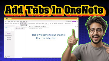 Tabbladen toevoegen in OneNote | Secties duidelijk ordenen