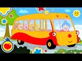 Las Ruedas del Bus 🚍 Canciones Infantiles ♫ Plim Plim