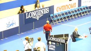 Danell Leyva his dad / coach at EF HB Worlds 2009 London