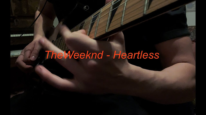 Heartless Guitar version - Guitar performance video thumbnail