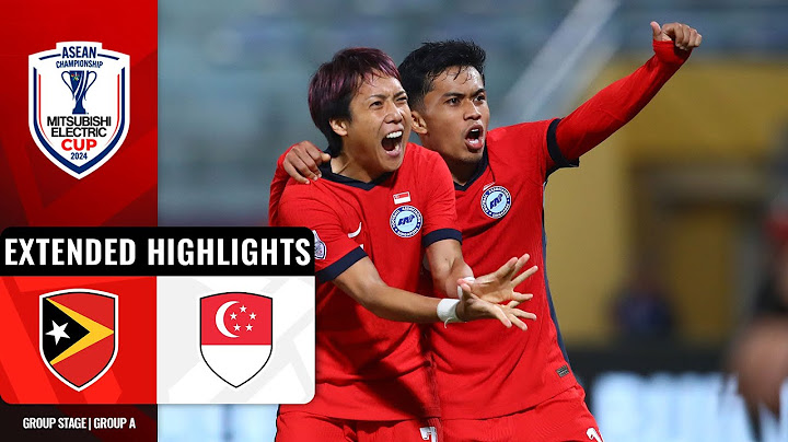 🇹🇱 Timor-Leste vs Singapore 🇸🇬 (ASEAN Mitsubishi Electric Cup 2024: Group Stage Extended Highlights)
