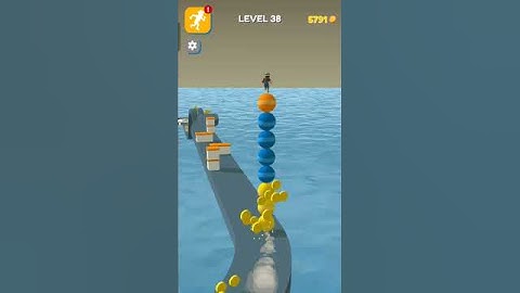 Stack Rider Gameplay Walkthrough Level 38 #shorts #gaming #ytshorts