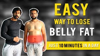 10 MINUTES WORKOUT TO LOSE BELLY FAT - HOME WORKOUT TO LOSE INCHES-