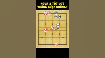 Cờ Tướng Tàn Cục EXPERT P.70 - Ngựa 2 Chốt Lụt Đối Đầu Xe Pháo Mã, Có Cửa Thắng Không? #shorts