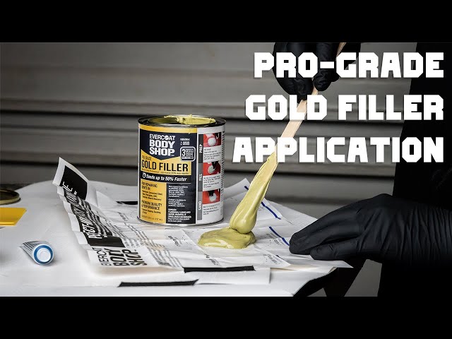 How to Apply: Evercoat Body Shop Pro-Grade Gold Filler 