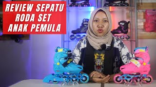 Sepatu Roda Flying Eagle X5T Inline Skates 3 Wheel - Pink