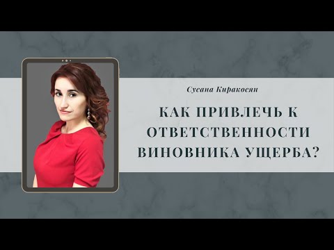 Как привлечь к ответственности виновника ущерба?