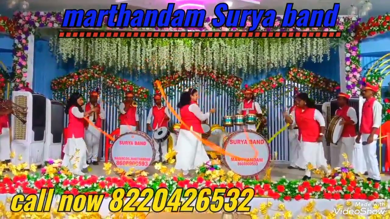 Kanyakumari district No 1 wedding band Surya band marthandam 8220426532
