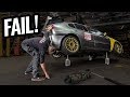 Air Jacks FAIL!!! Part 9 - LEON EX WTCC BTCC CAR - DARKSIDE DEVELOPMENTS