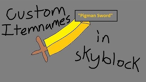 [Mod Release/Showcase] Skyblock Item Rename