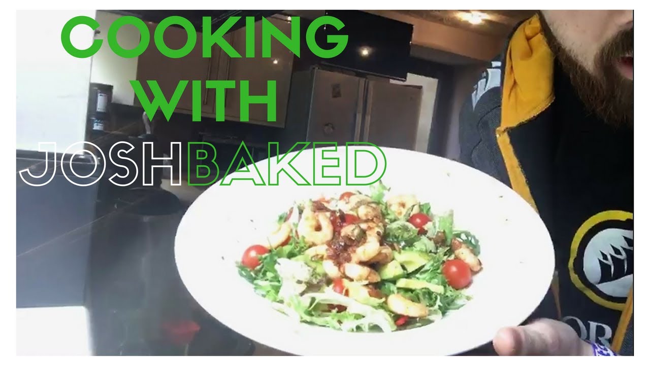 Cooking a King Prawn Salad with Joshbaked! Part 3