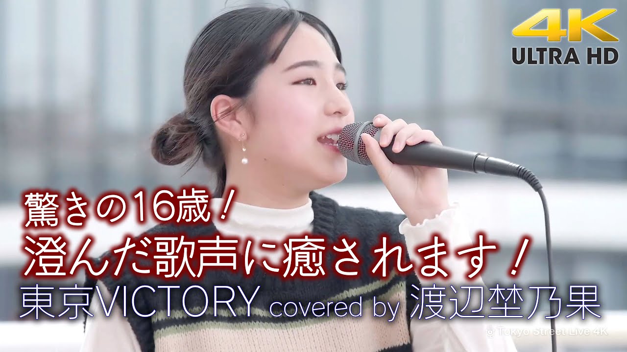【 歌うま 】驚きの16歳！澄んだ歌声に癒されます！　東京VICTORY / サザンオールスターズ（ covered by 渡辺埜乃果 わたなべ ののか ）高音質4K映像