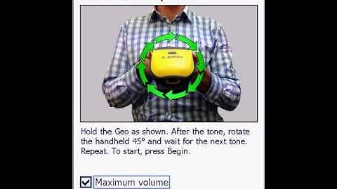 Trimble Geo 7X Handheld Orientation Sensor Calibration Instructions