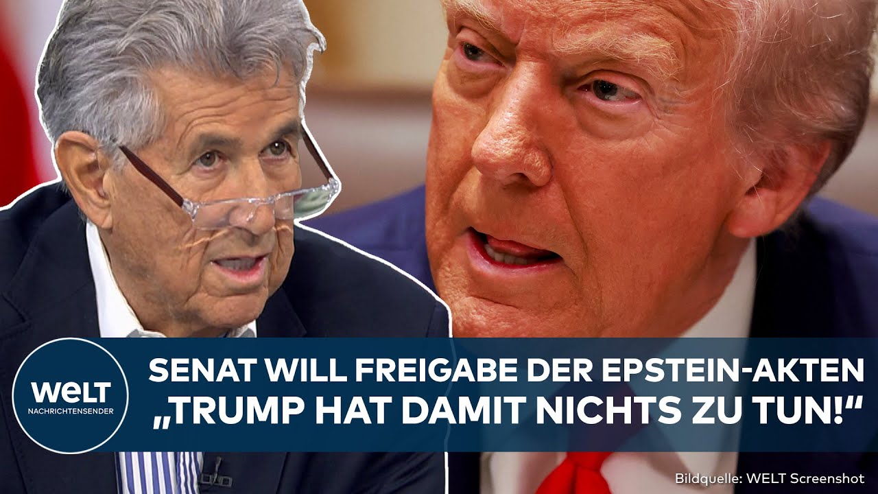 Senat will Akten-Freigabe! “Trump nicht Hauptfigur im Epstein-Komplex”