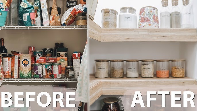 Wire Shelf Pantry Makeover - Checking In With Chelsea