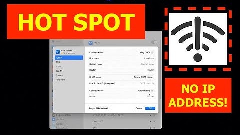 *SOLVED* HOTSPOT ISSUE APPLE MACBOOK IPHONE CONNECTED BUT NO IP ADDRESS