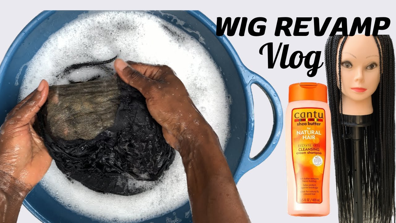 HAIR VLOG: DIY | HOW TO REVAMP YOUR BRAIDED WIG FOR BEGINNERS