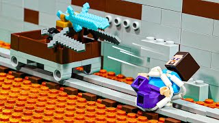 Maze Trap Build Hacks in Minecraft - Lego Minecraft Animation