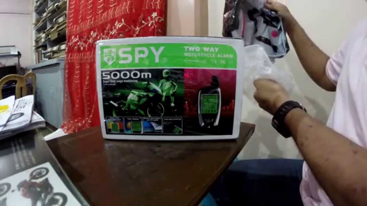 spy alarm motorcycle