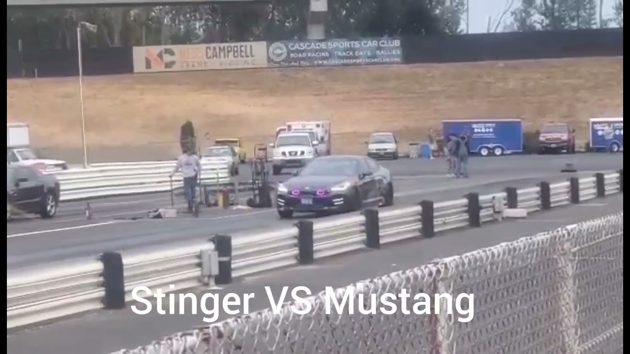 2019 Kia Stinger GT2 AWD VS Mustang - PR 12.306sec@115.16