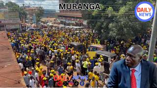 RIGGY G FINISHED! WATCH MURANGA TOWN AHAED OF RUTO'S RALLY.