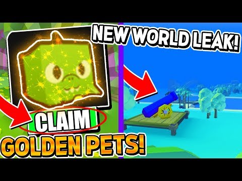 New Pet Simulator 2 Update Leaks Golden Pets New World More Roblox Youtube - pet sim 2 leaks upgrades for pets and more roblox