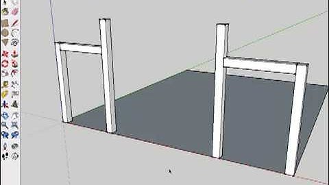 Drawing a Timber Frame in SketchUp (Part 2)