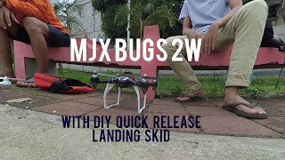 MJX BUGS 2W with diy quick release landing skid