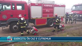 EXERCIȚIU ÎN CAZ DE CUTREMUR