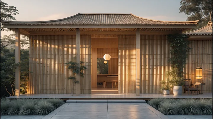 Inside the Ultimate Tropical Wooden Villa – Minimalist Luxury Meets Nature 🌿✨