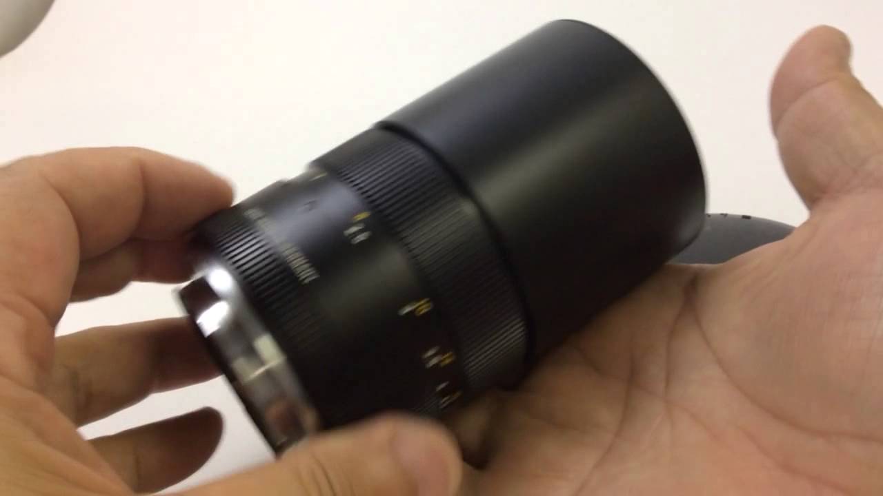 Leitz Wetzler Elmar-R 180mm/f4 - YouTube