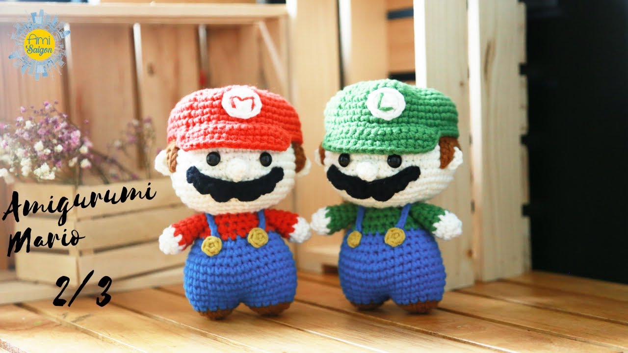 #090 | Crochet Amigurumi Mario & Luigi (2/3) | Characters Amigurumi Crochet Tutorial | @Ami Saigon