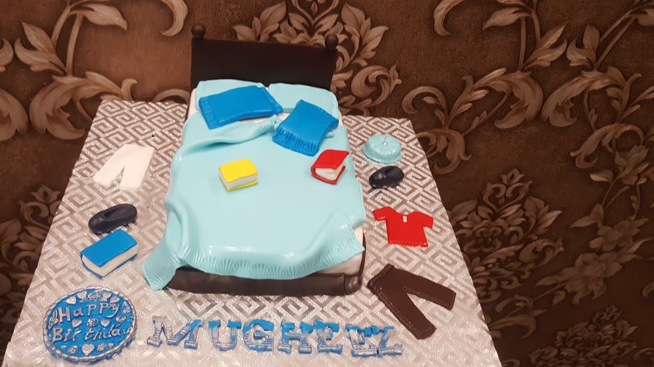 Messy Bed Room Cake Boy #LazyTeenager #BirthdayCake by Cook like Ayesha ...