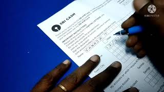 How to apply sbi Application form for ATM in Tamil//Atm application form filling for sbi in tamil