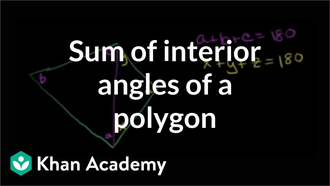 Interior And Exterior Angles Of Polygons And Bearings