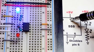 Bistable mode 555 timer flip flop electronics circuit how to DIY build tutorial by electronzap