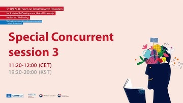 [KOR] 특별분과세션 3 - 5th UNESCO Forum on #TransformativeEducation